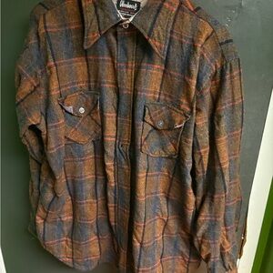 Woodward’s Canadian Vintage 80s wool flannel made in Korea